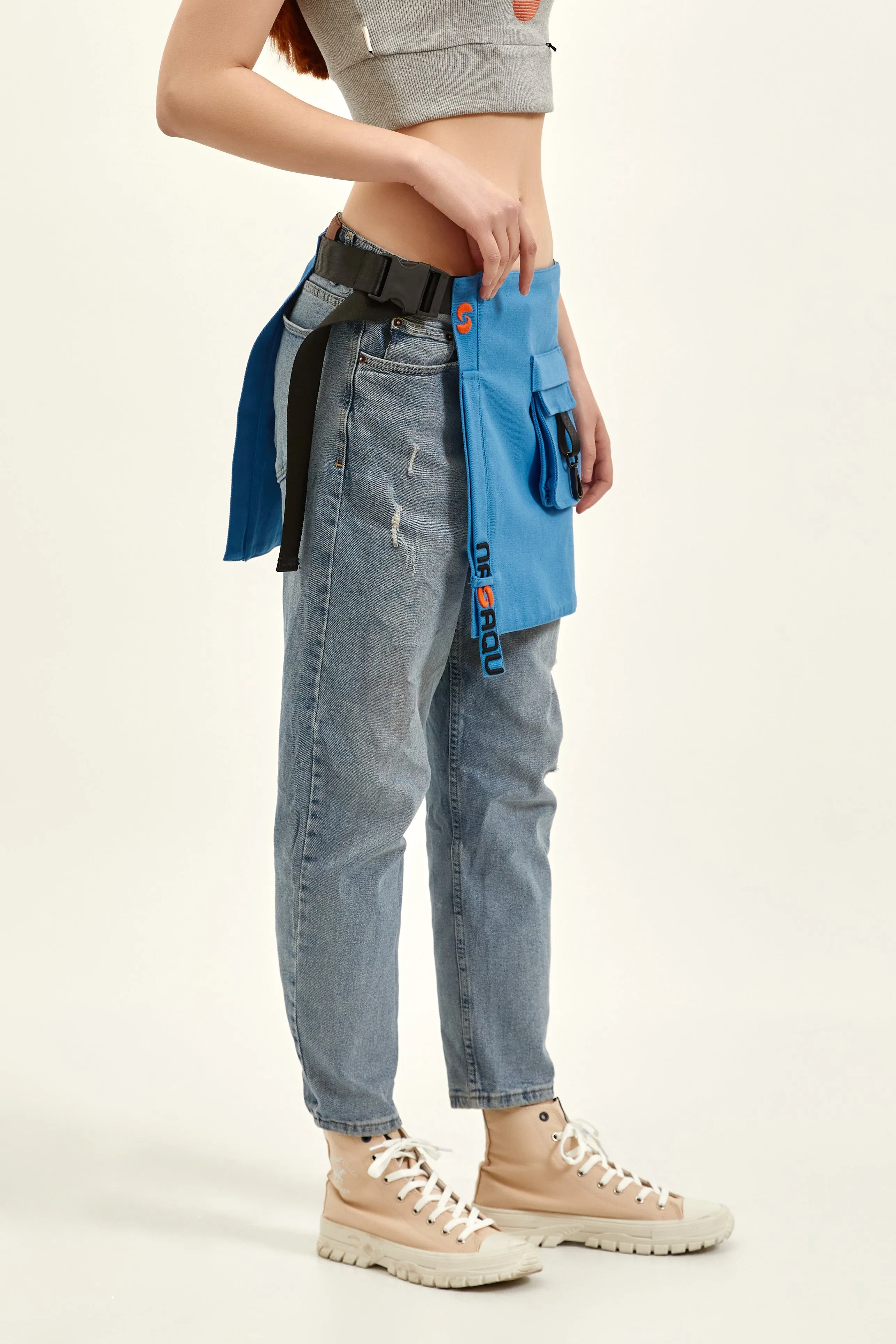 AQRU Adjustable Waist Bag - Cobalt