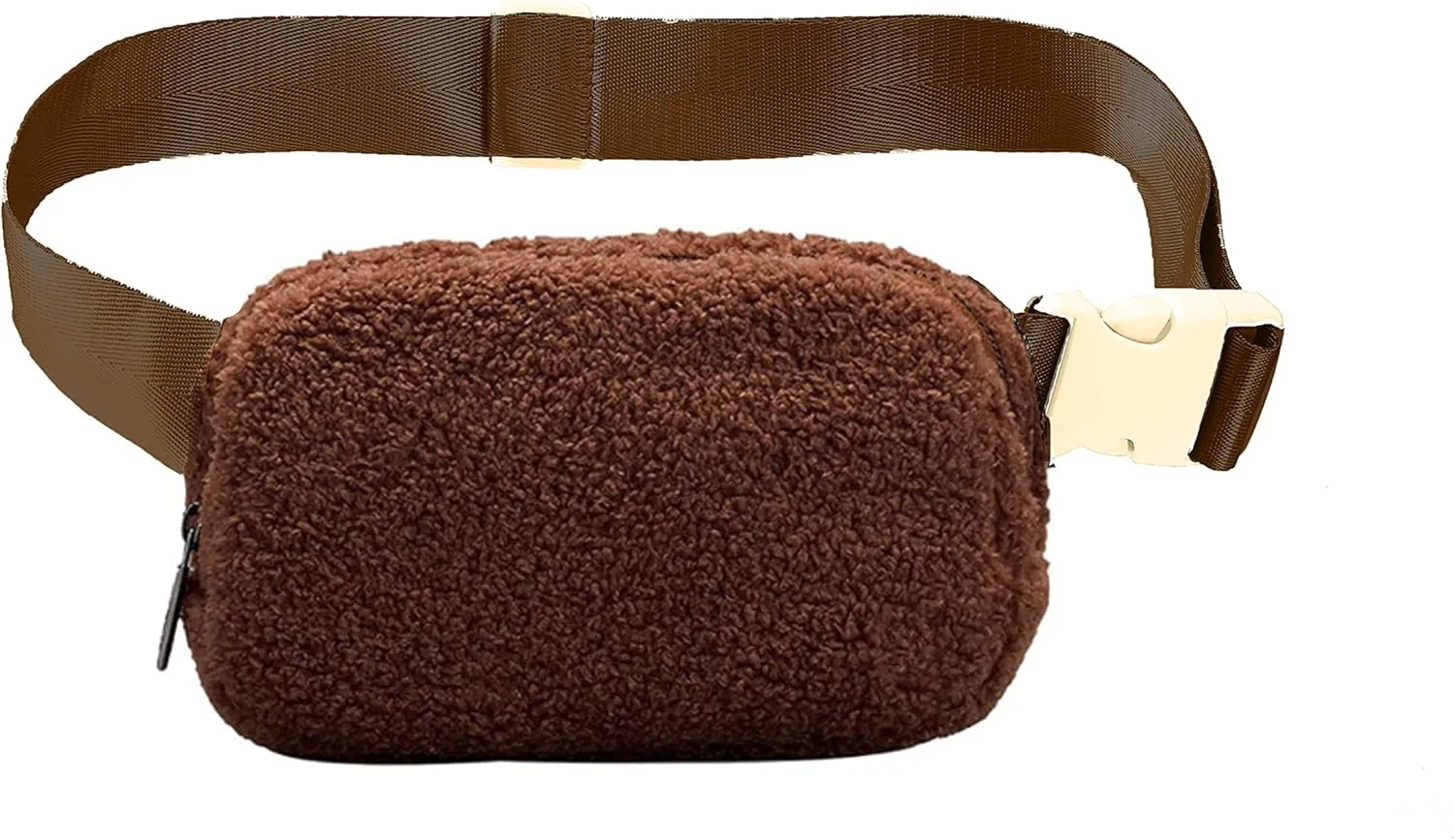 Athletica Everywhere Fleece Belt Bag,Crossbody Bag Fanny Pack for Women,Cute Mini Everywhere Bum Hip Waist Pack,Gold Buckle Dupes
