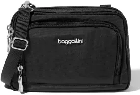 Baggallini Women Triple Zip Bag with Wallet