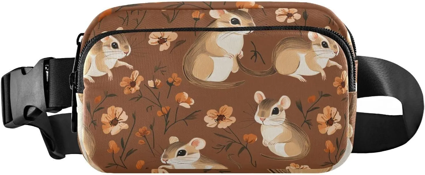 Beauty animal Terracotta Stylish Waist Bag Fanny Pack for Men Women Small Crossbody Sport Bag with Adjustable Strap for Shopping Sports Work
