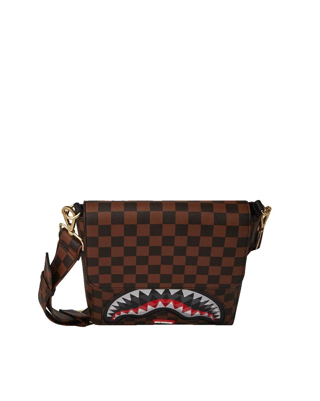 Borsa a Tracolla Lenticular Effects Messenger in Ecopelle