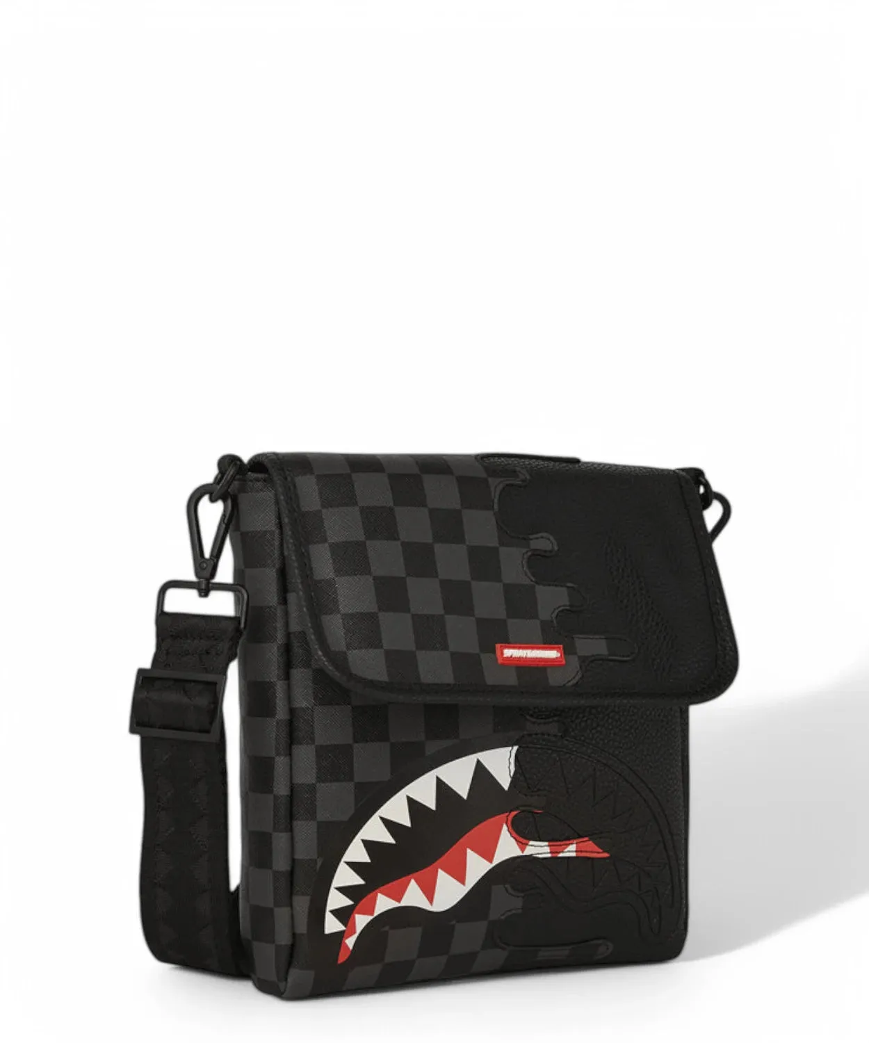 Borsa a Tracolla Sprayground Unfinished Shark Messenger Sling