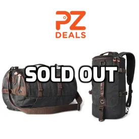 Canvas duffel bag