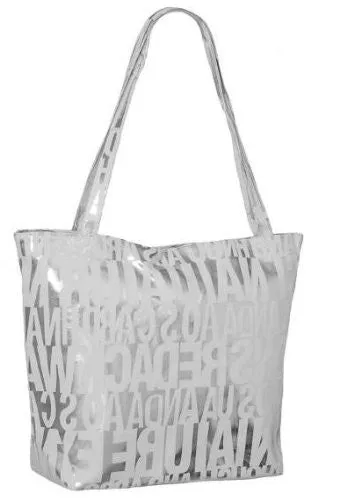 Cayman Flock Print Handbag