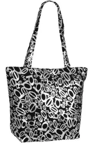 Cayman Flock Print Handbag