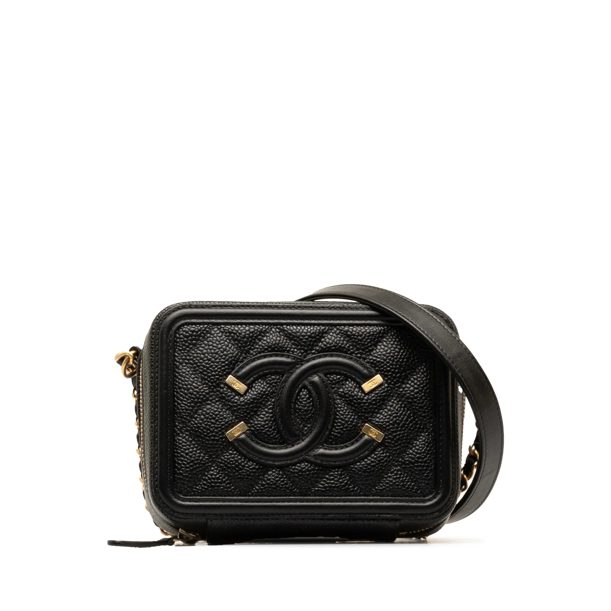 Chanel Caviar CC Filigree Crossbody Crossbody Bag