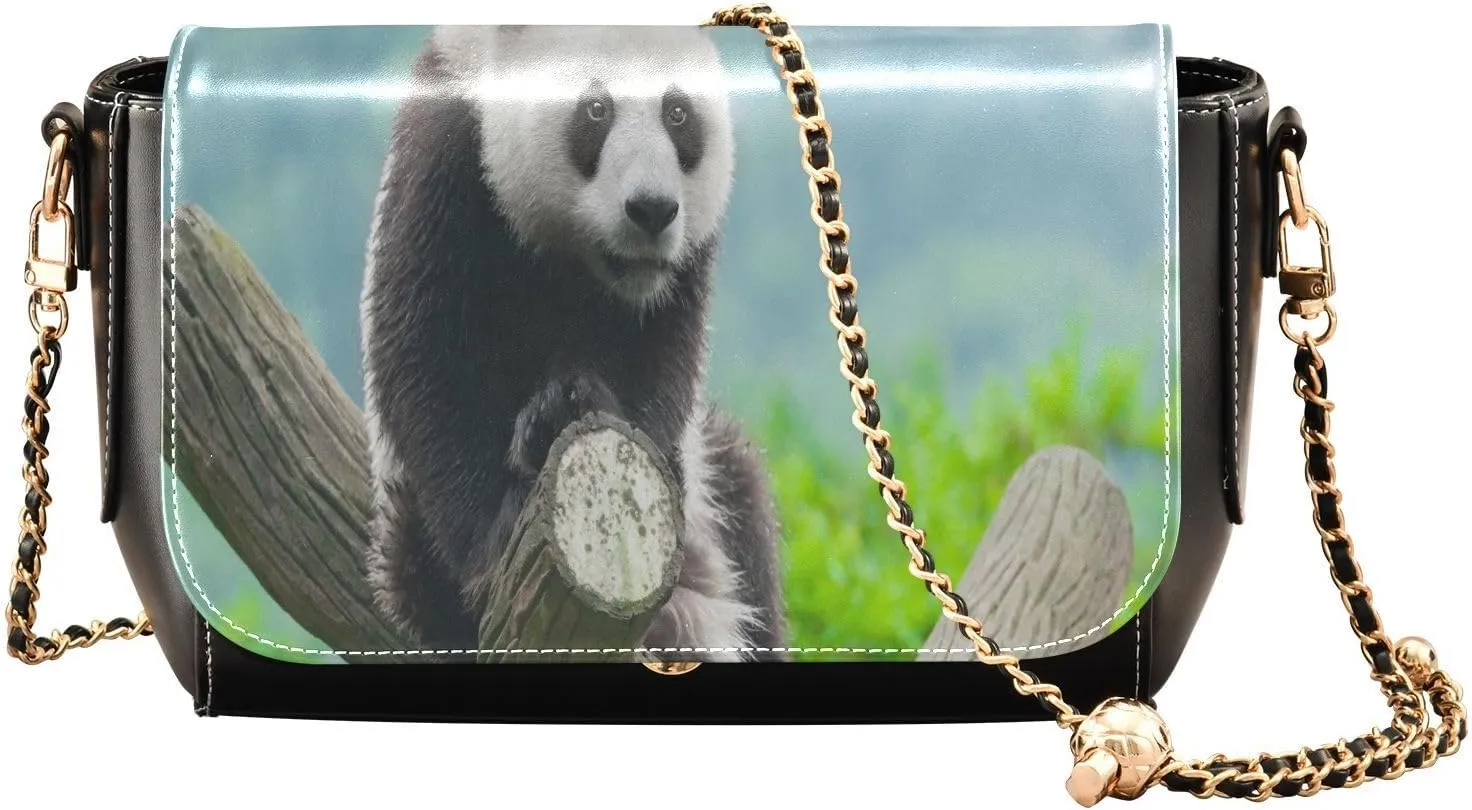 Crossbody Bags for Women Trendy Women's Black Shoulder Bag Small PU Leather Flap Cross Body Bag Handbags