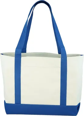 Daily Tote with Shoulder Length Handles and Outside Pocket