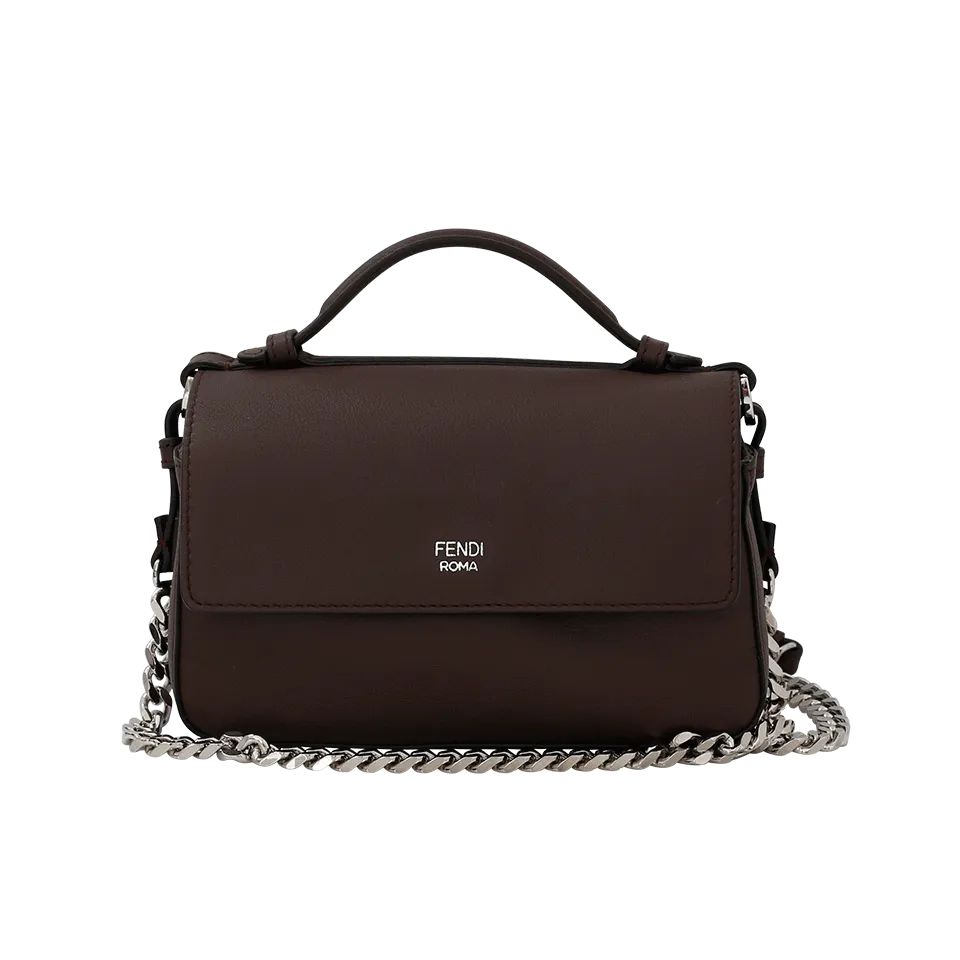 Denim Double Micro Baguette