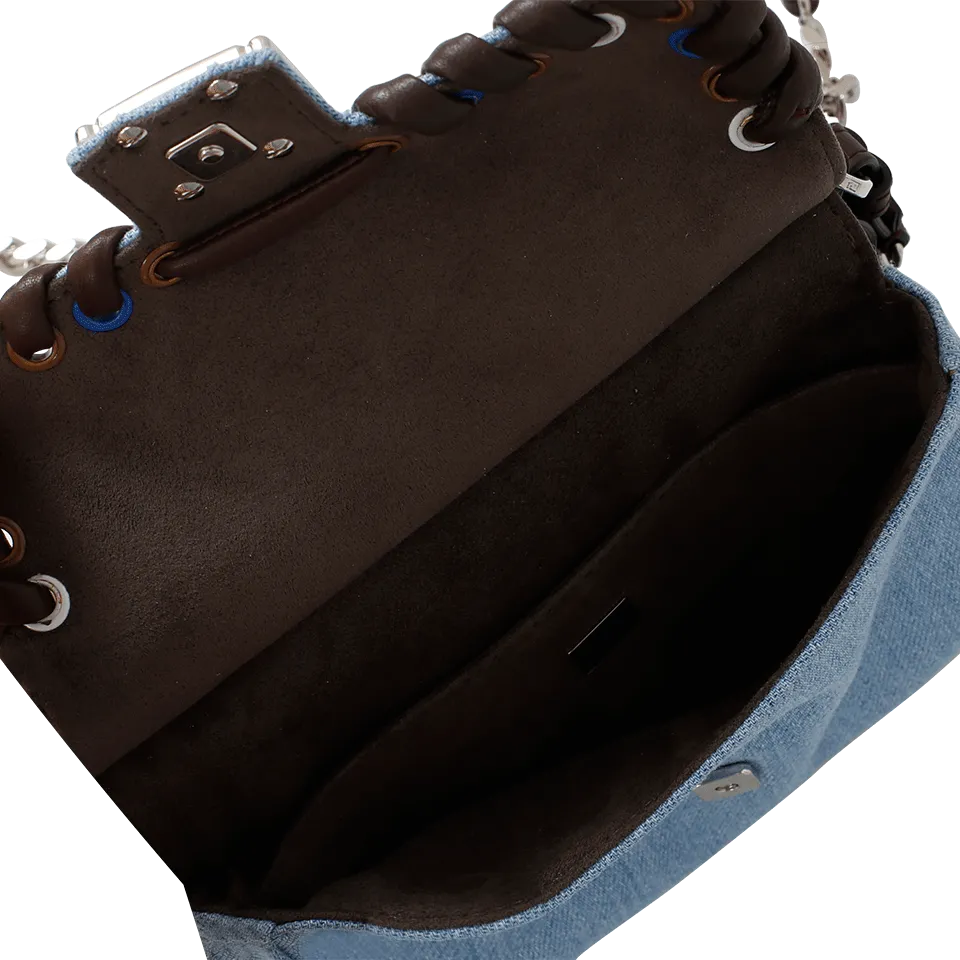 Denim Double Micro Baguette