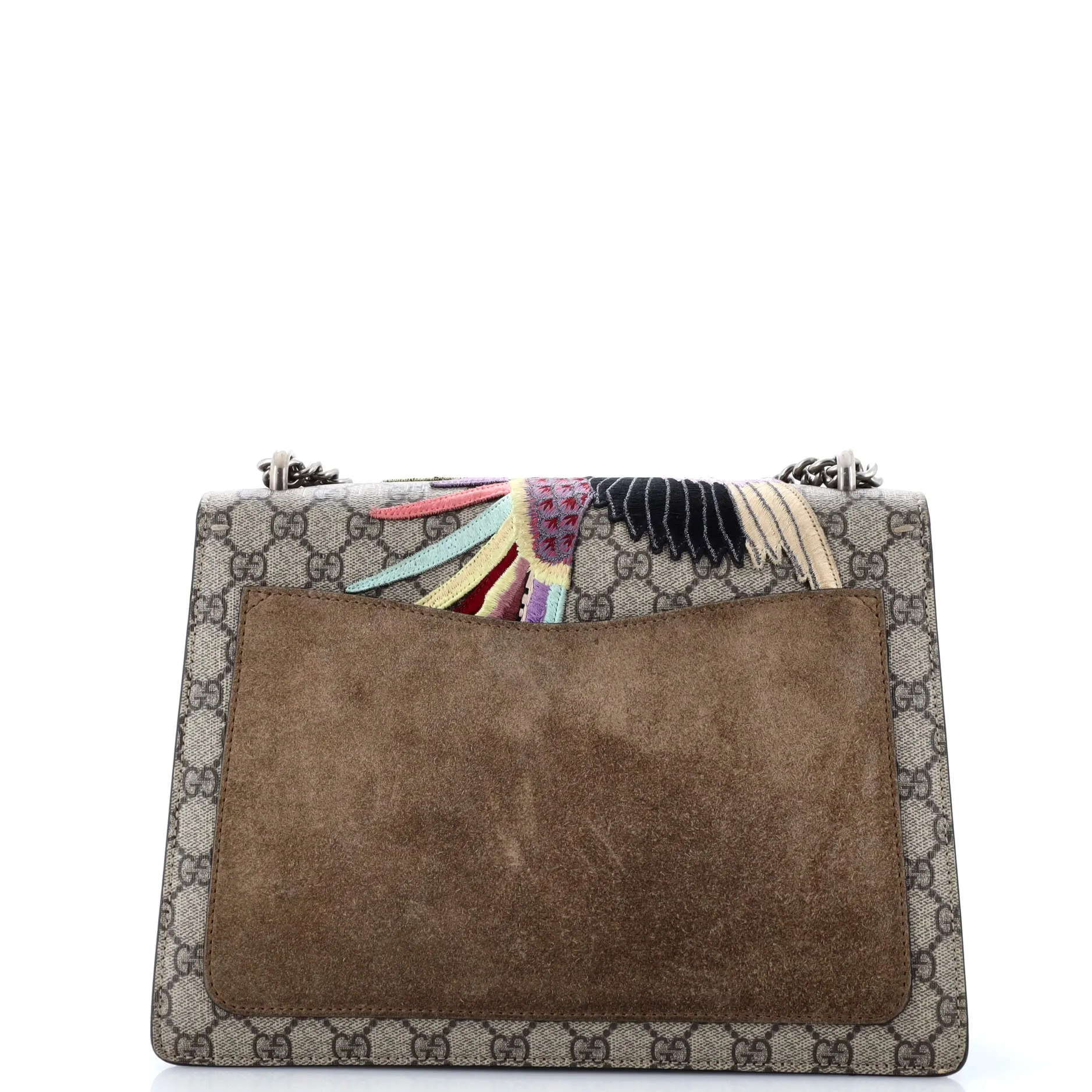 Dionysus Bag Embroidered GG Coated Canvas Medium