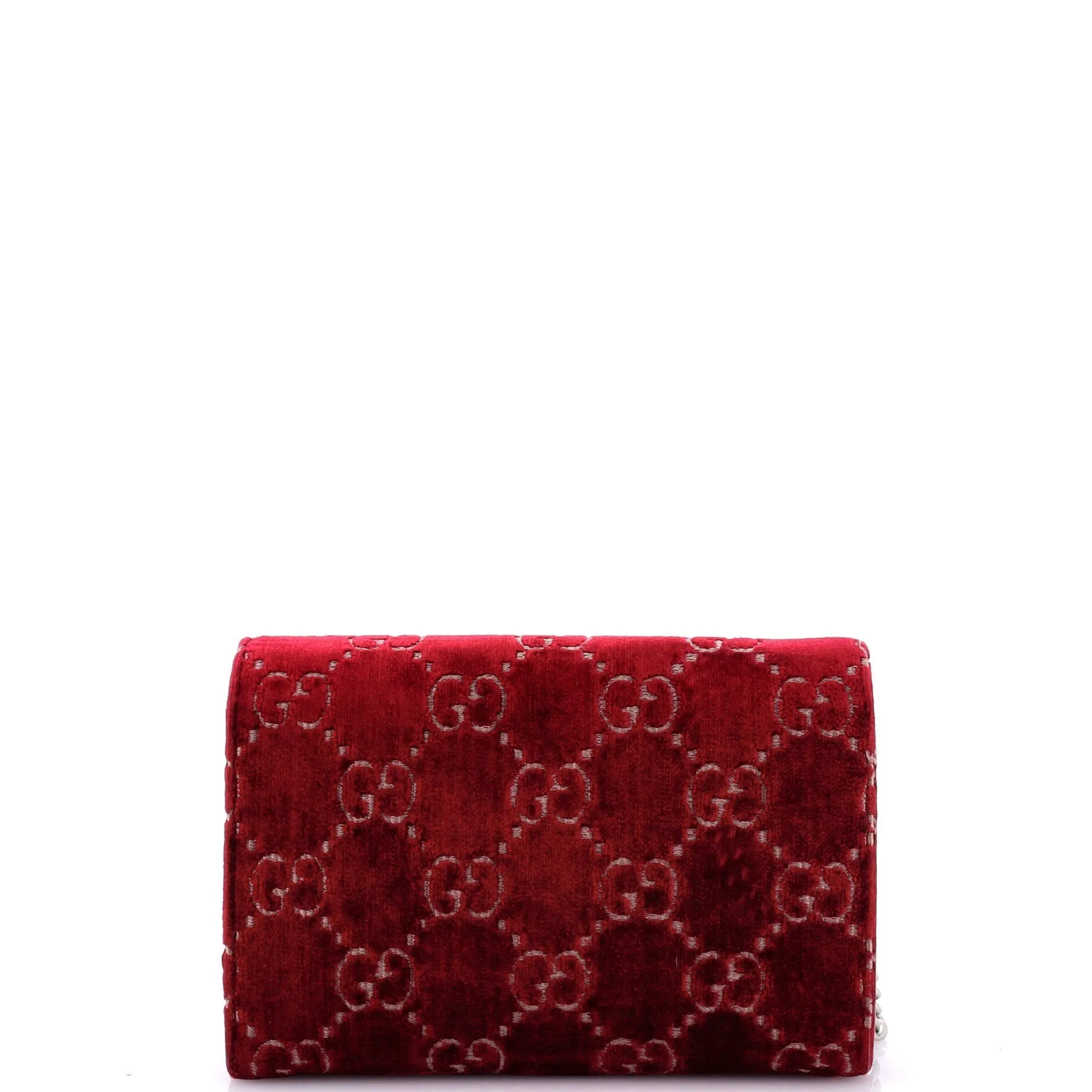 Dionysus Chain Wallet GG Velvet Small
