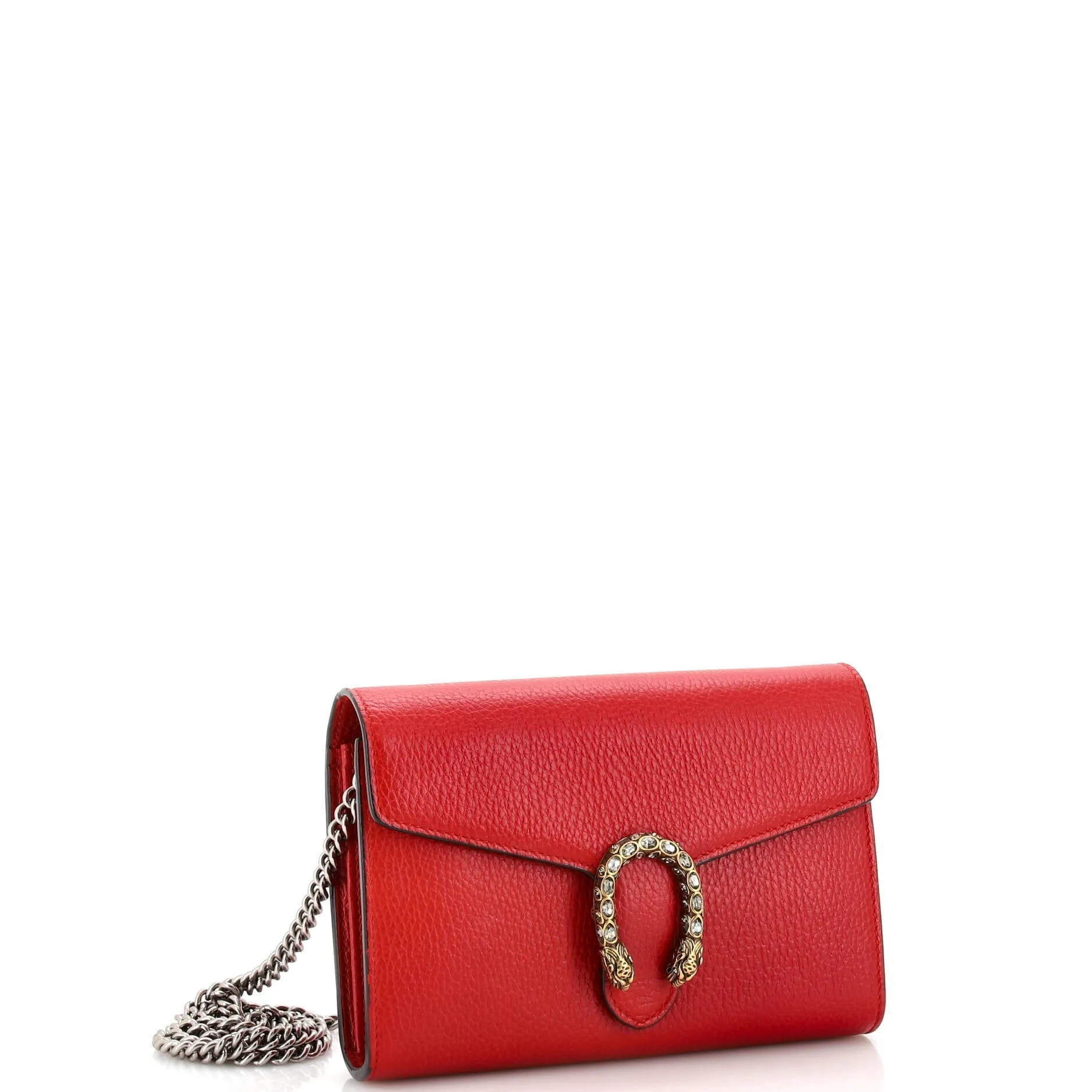 Dionysus Chain Wallet Leather with Embellished Detail Small