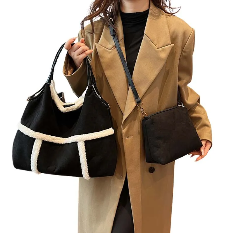 Fashion Tote Suede Large-capacity Bag