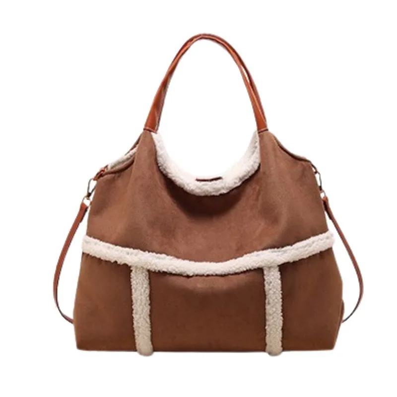 Fashion Tote Suede Large-capacity Bag