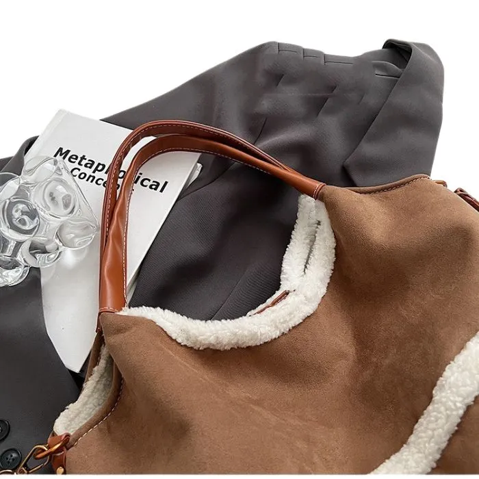 Fashion Tote Suede Large-capacity Bag