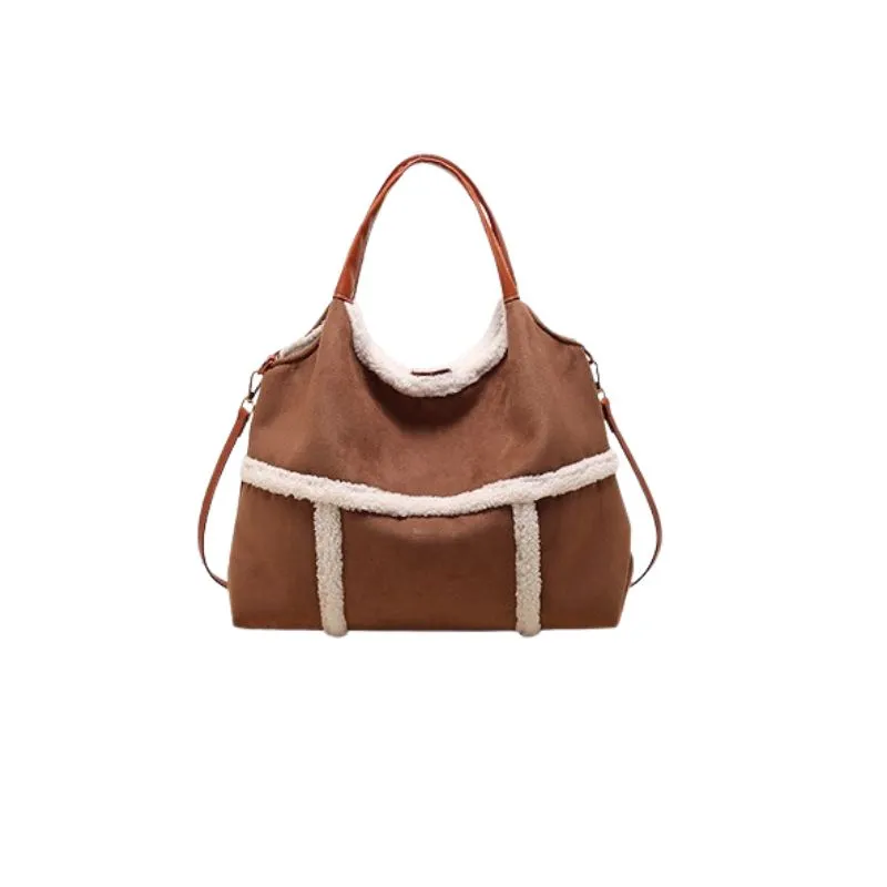 Fashion Tote Suede Large-capacity Bag