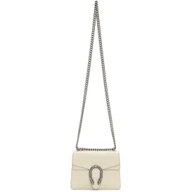 Gucci White Mini Dionysus Chain Bag