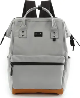 Himawari Travel School Backpack with USB Charging Port 15.6 Inch Doctor Work Bag for Women&Men College Students(124#-07# Gray, Regular)