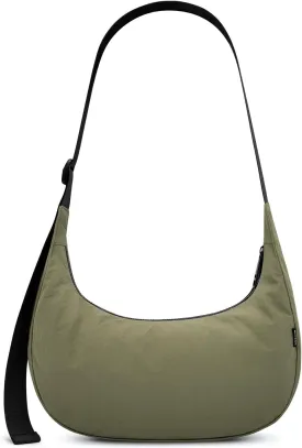 Iioscre Medium Crossbody Crescent Bag for Women Men Trendy, Nylon Crossbody Hobo Bag with Adjustable Strap and Inner Pockets.