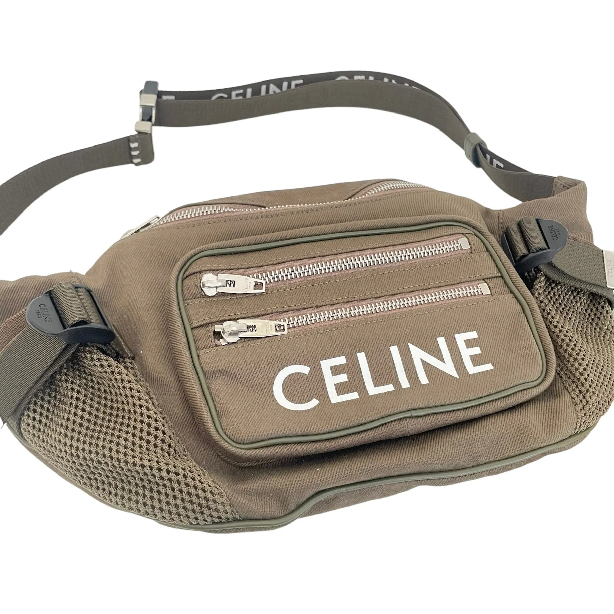 Kaki Logo Waist Bag