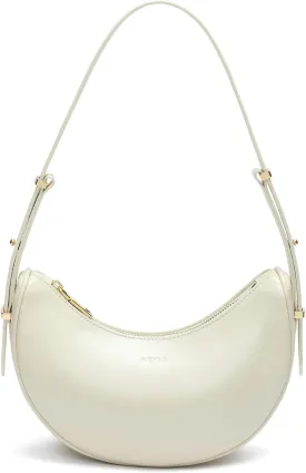 Keyli Small Shoulder Bag for Women Vegan Leather Crossbody Bags Adjust Handbags Purses with 2 Shoulder Strap