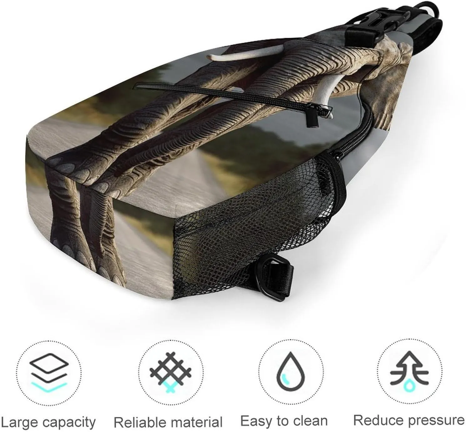Lightweight Chest Bag Crossbody Bag An Elephant Sling Backpack for Women Men Sports Travel