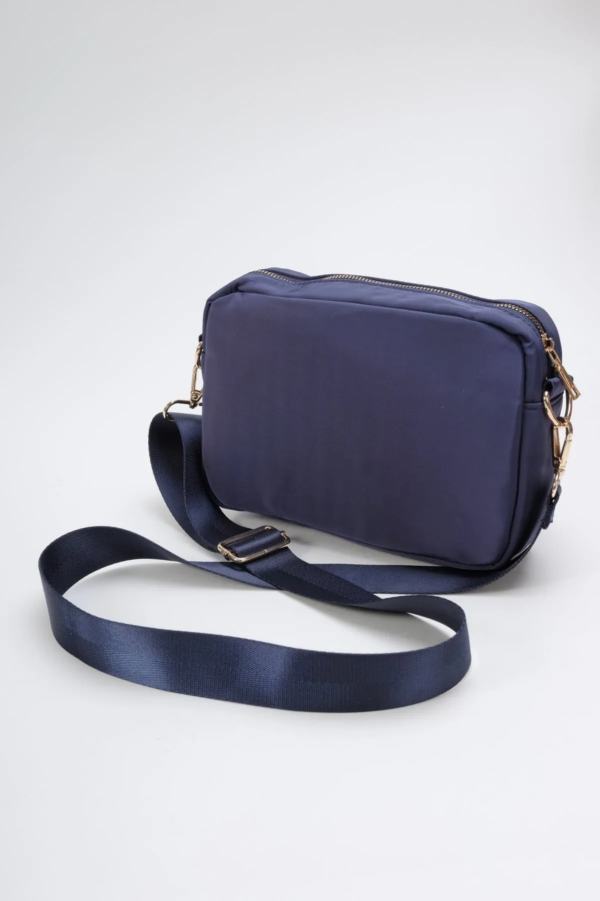 Nylon Camera Bag in Navy