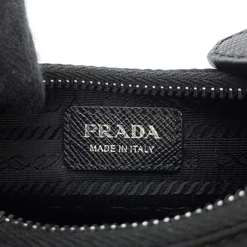 PRADA Re-Edition Mini Shoulder Bag Black 1TT122 Nylon