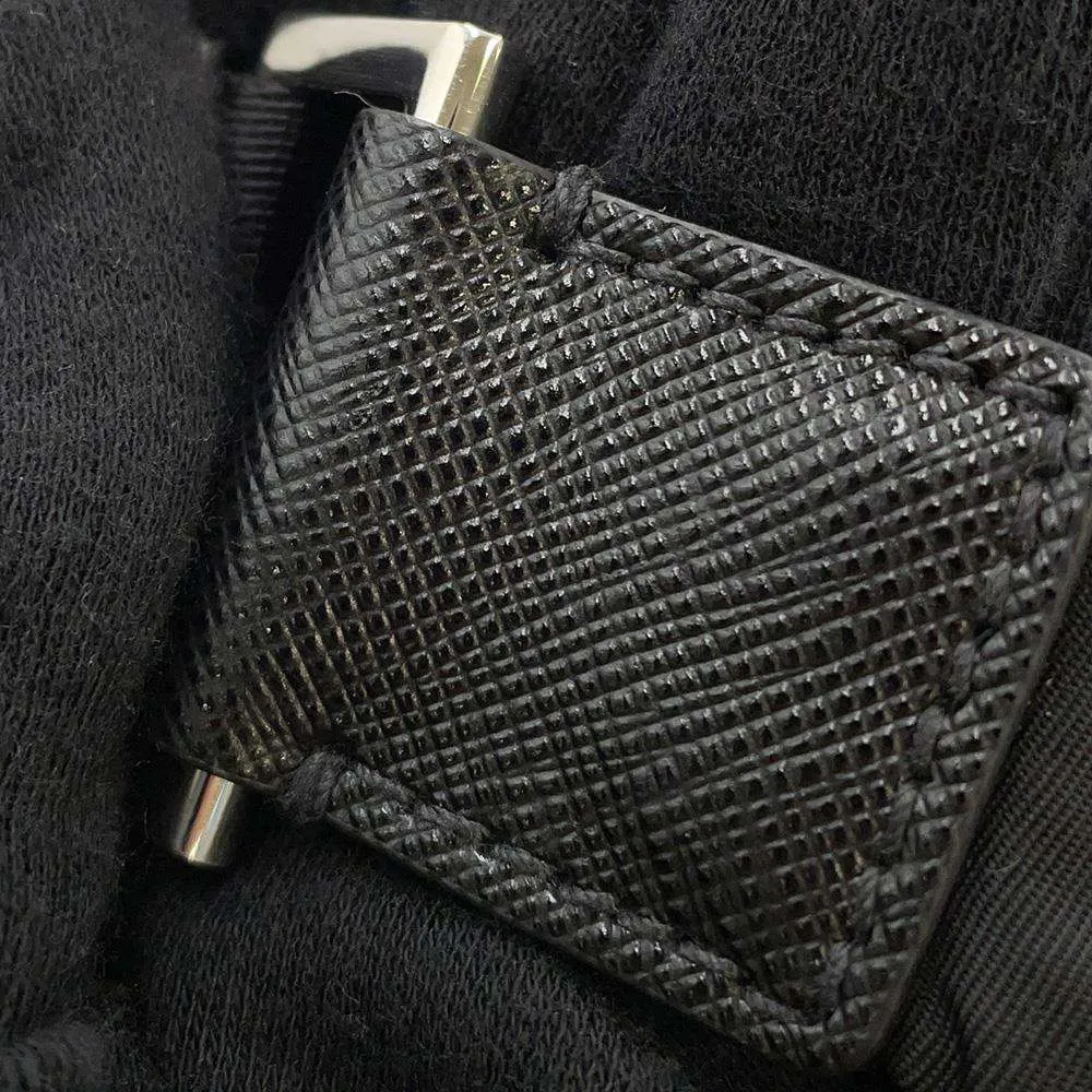 PRADA Re-Nylon Crossbody Bag Black 2VL033 Nylon Leather