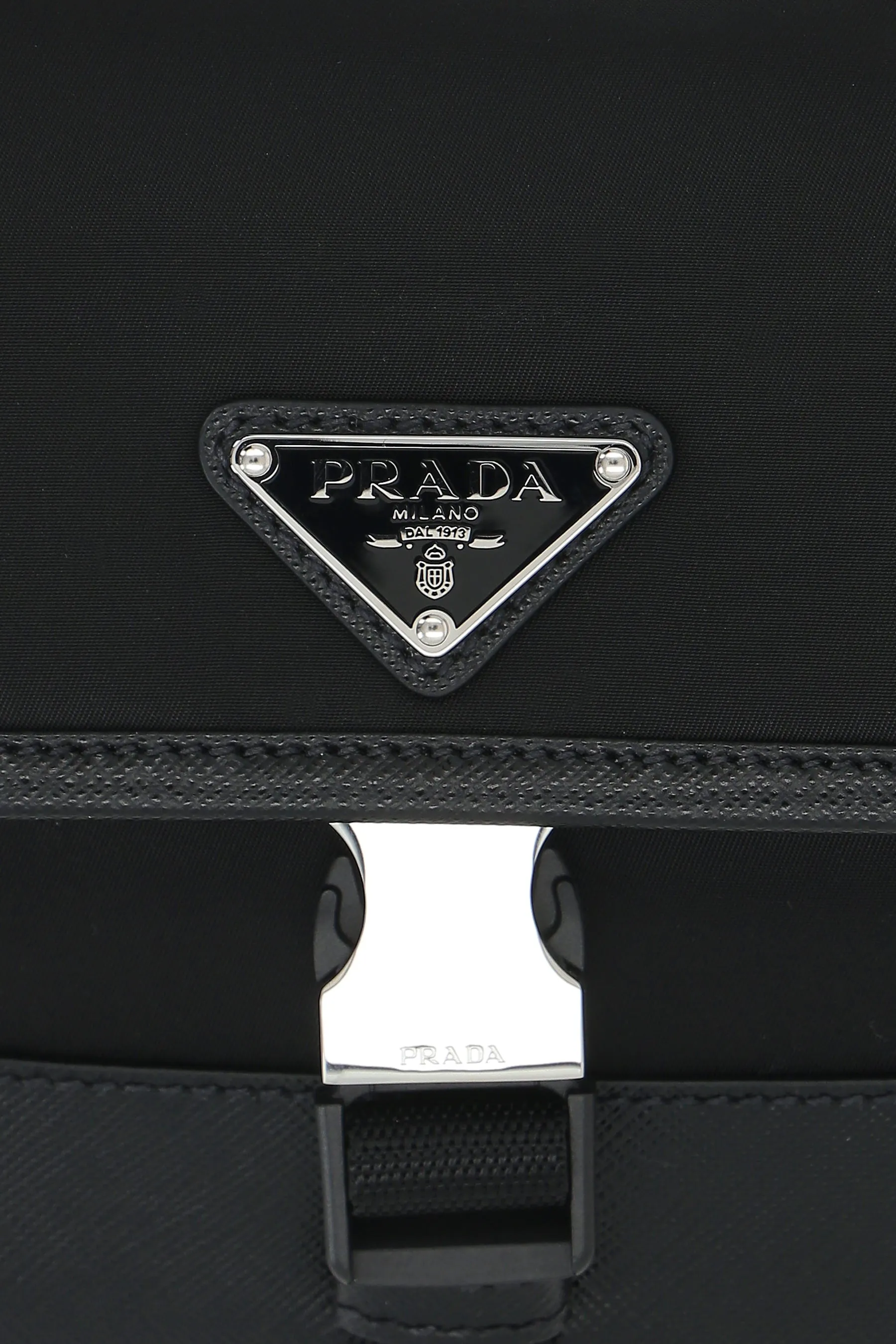 Re-Nylon and Saffiano Belt Bag