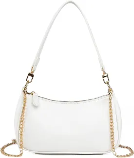 Shoulder Bag for Women with 2 Removable Straps and Zipper Closure Crossbody Bags Clutch Tote HandBags Purses