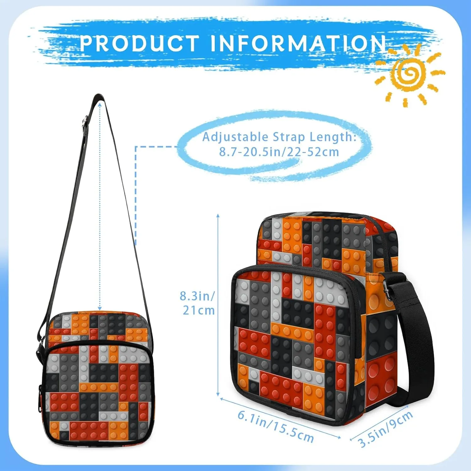 Small Crossbody Purses for Kids Age 4-12 Cute Little Messenger Bag Mini Shoulder Bag Wallet Purse for Boys Girls Travel