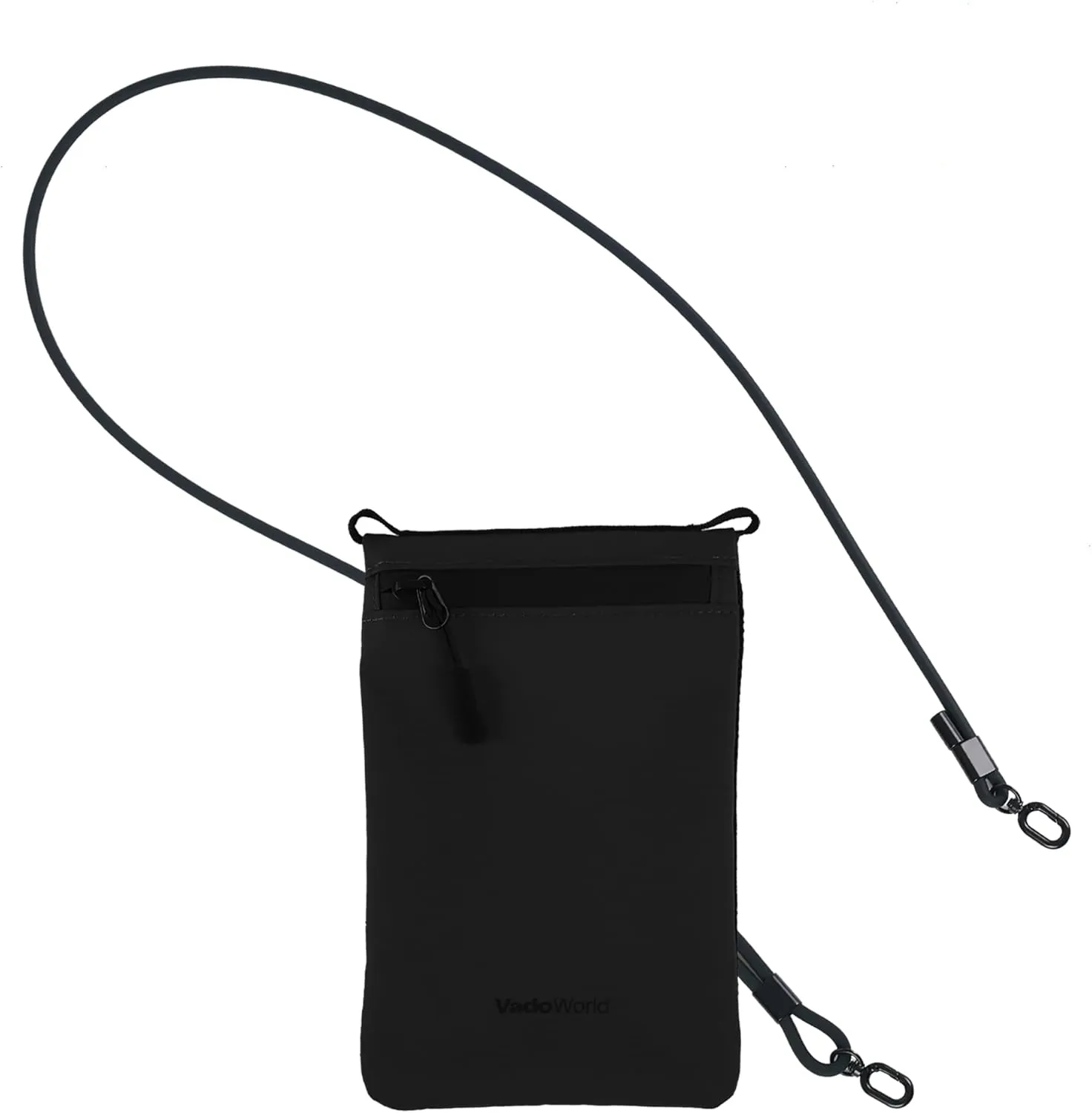 Small Nylon Crossbody Bags for Women Men, Foldable Lightweight Sacoche with Zippers Sling Bag with Adjustable Strap