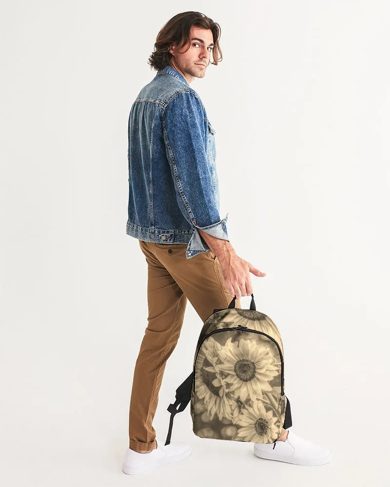 Sunflower Serenity Large Backpack