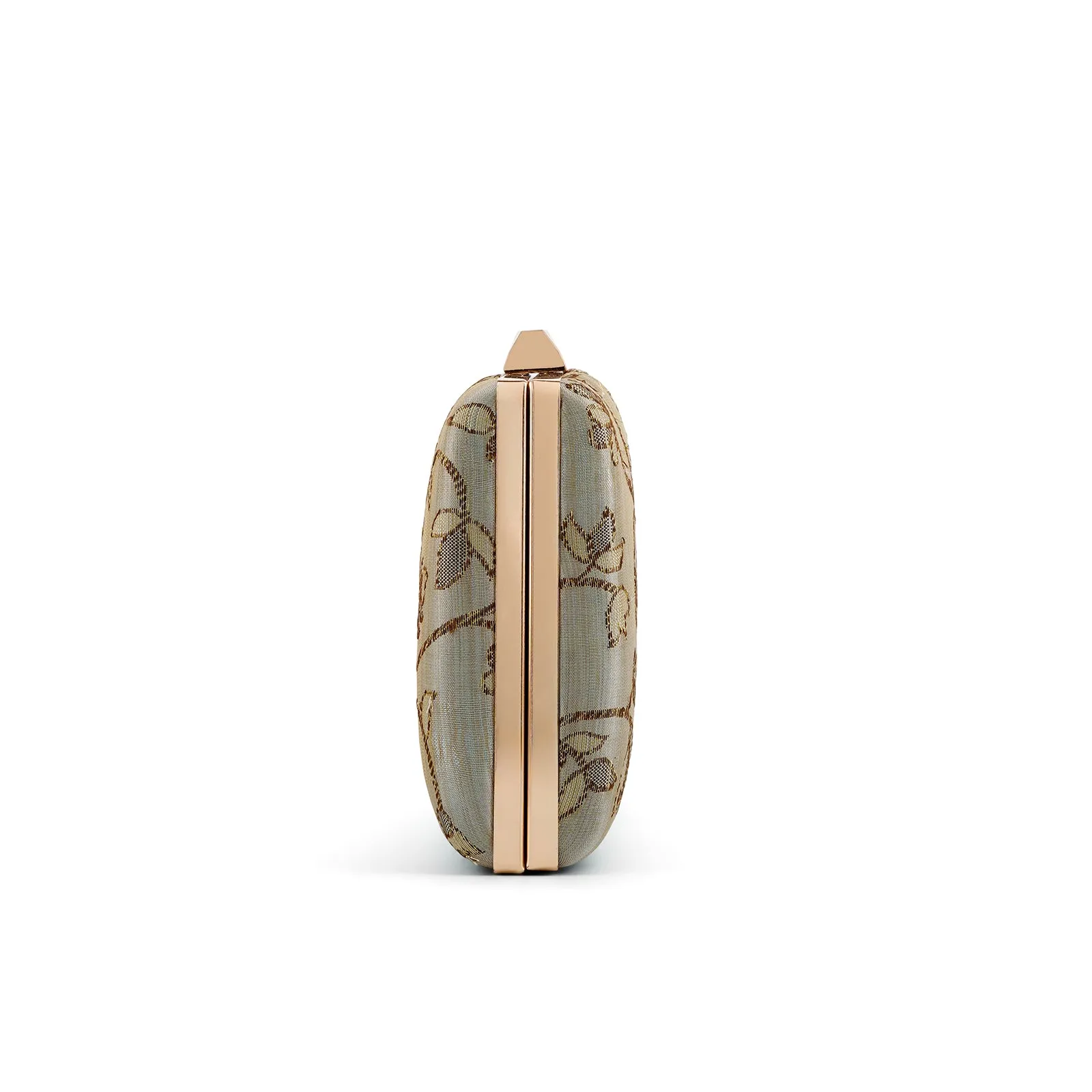 Teejh Yashvi Golden Floral Clutch