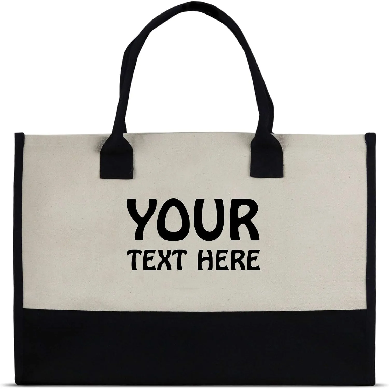 VANESSA ROSELLA Premium Quality Personalized 100% Cotton Canvas Chic Tote Bag