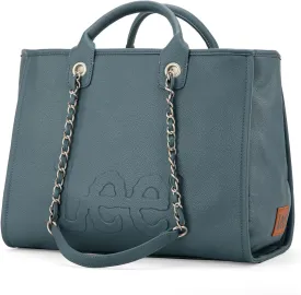 x Lee Large Shoulder Tote Bag for Women Vegan Leather Top-Handle Bag